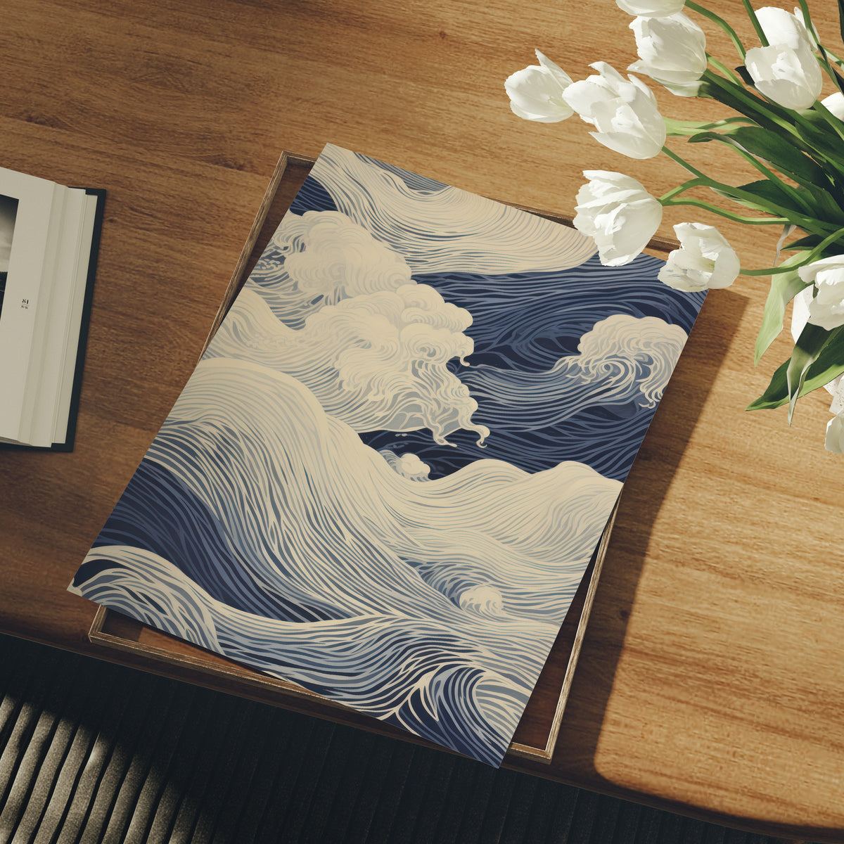 Rolling Waves - Art Print – The Poster Square
