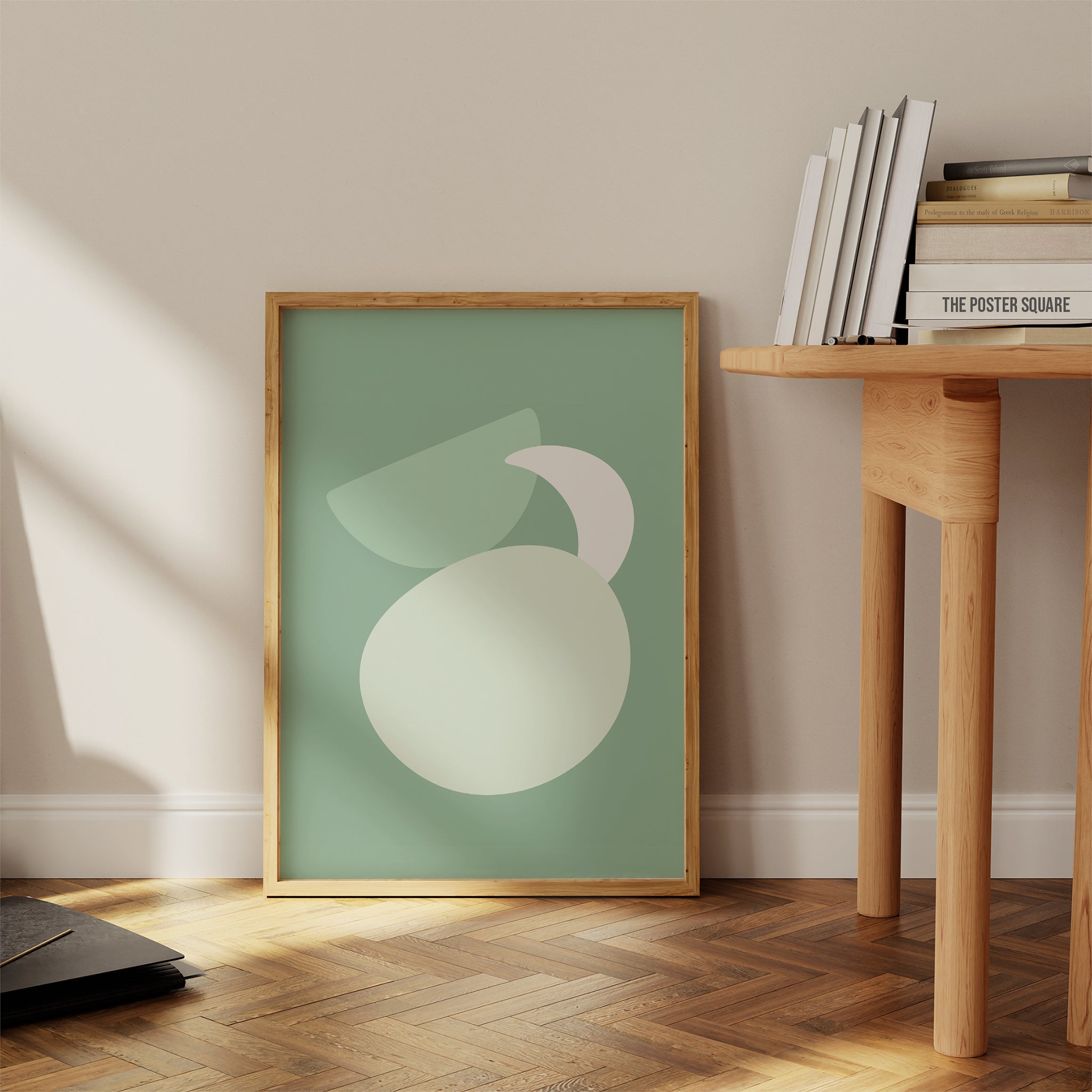 Green Minimalist Series No.1-psoter-wall_art-decor-The Poster Square