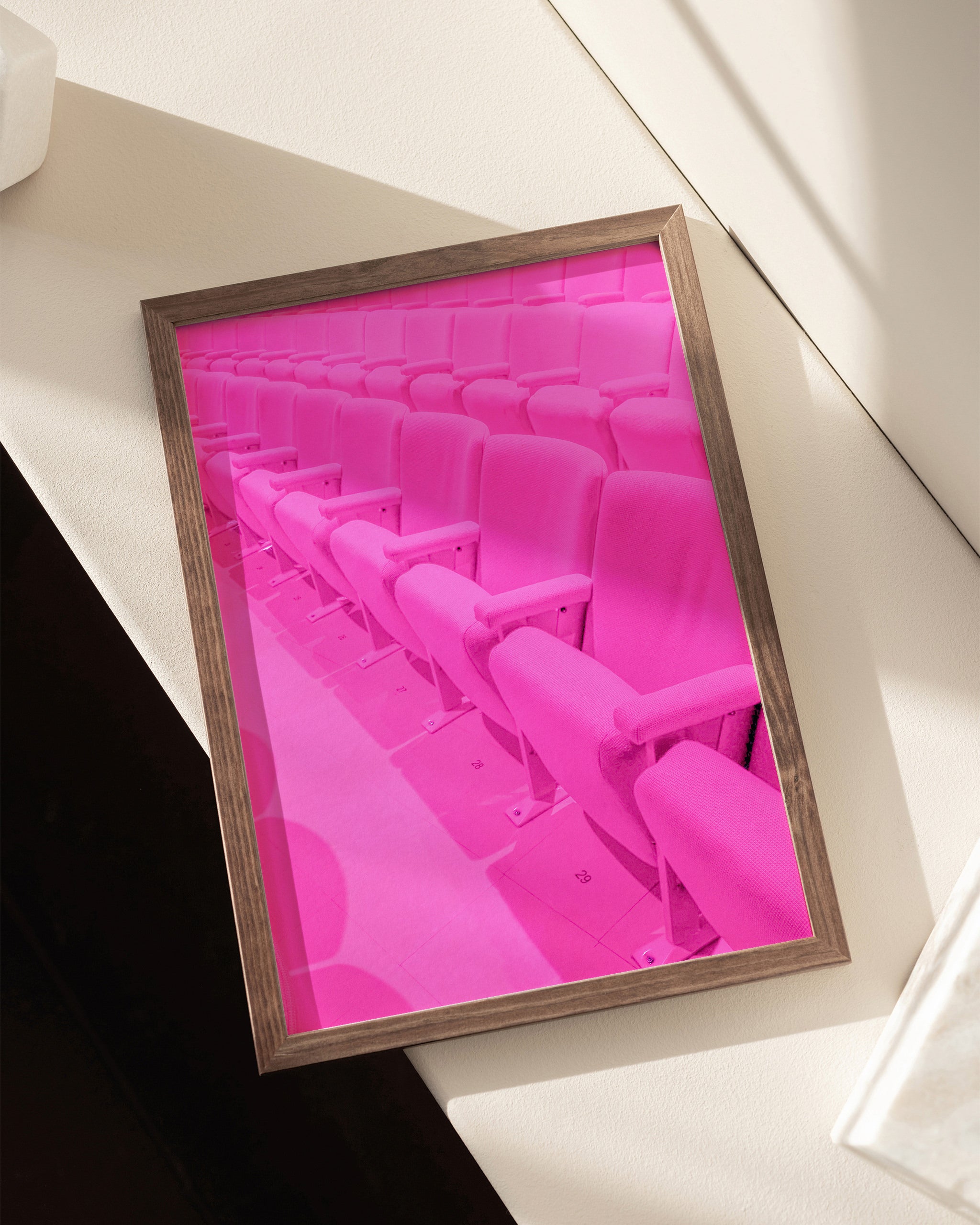 Pink Rows Poster – The Poster Square