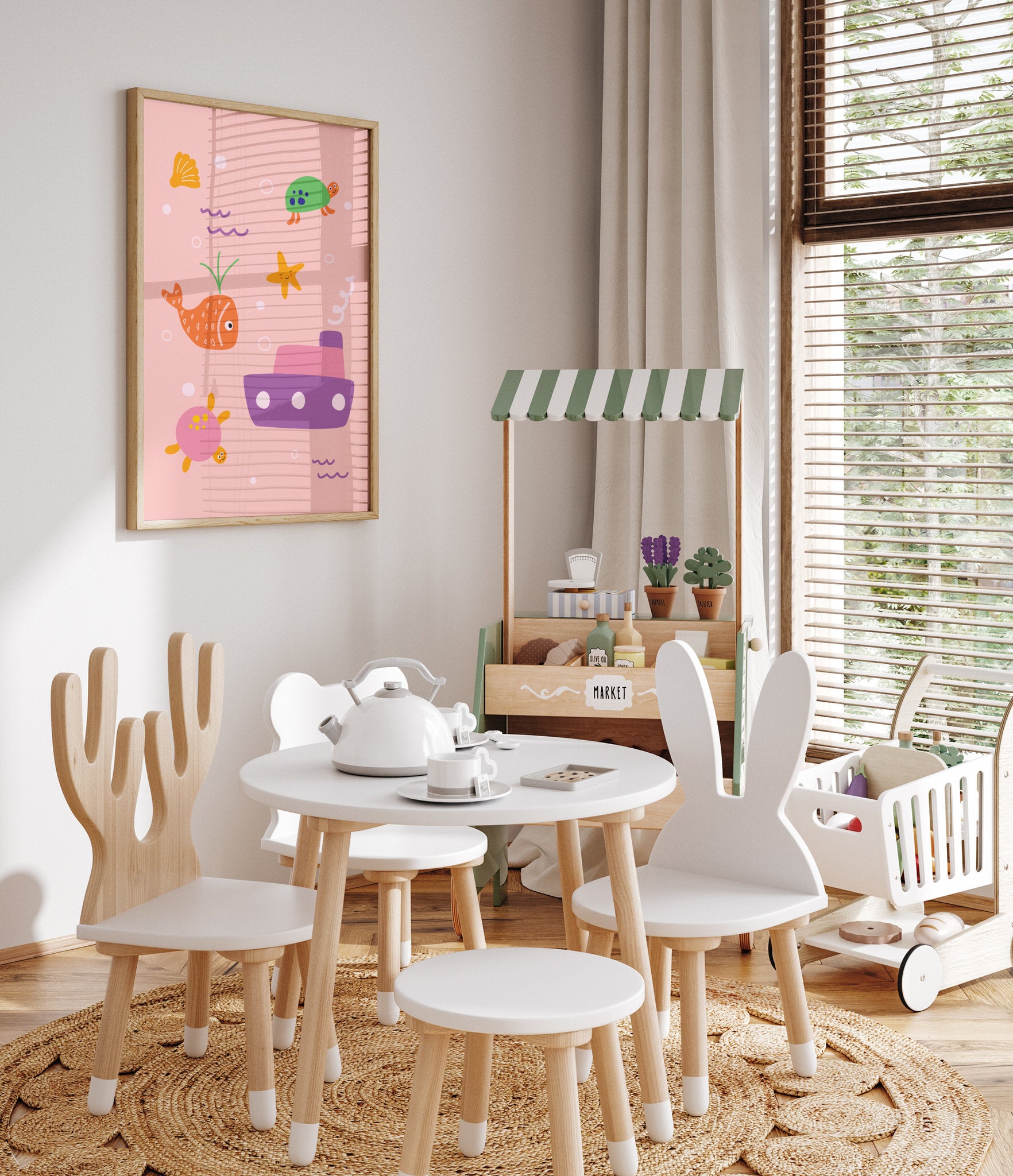 Sea Life Wonders The Poster Square