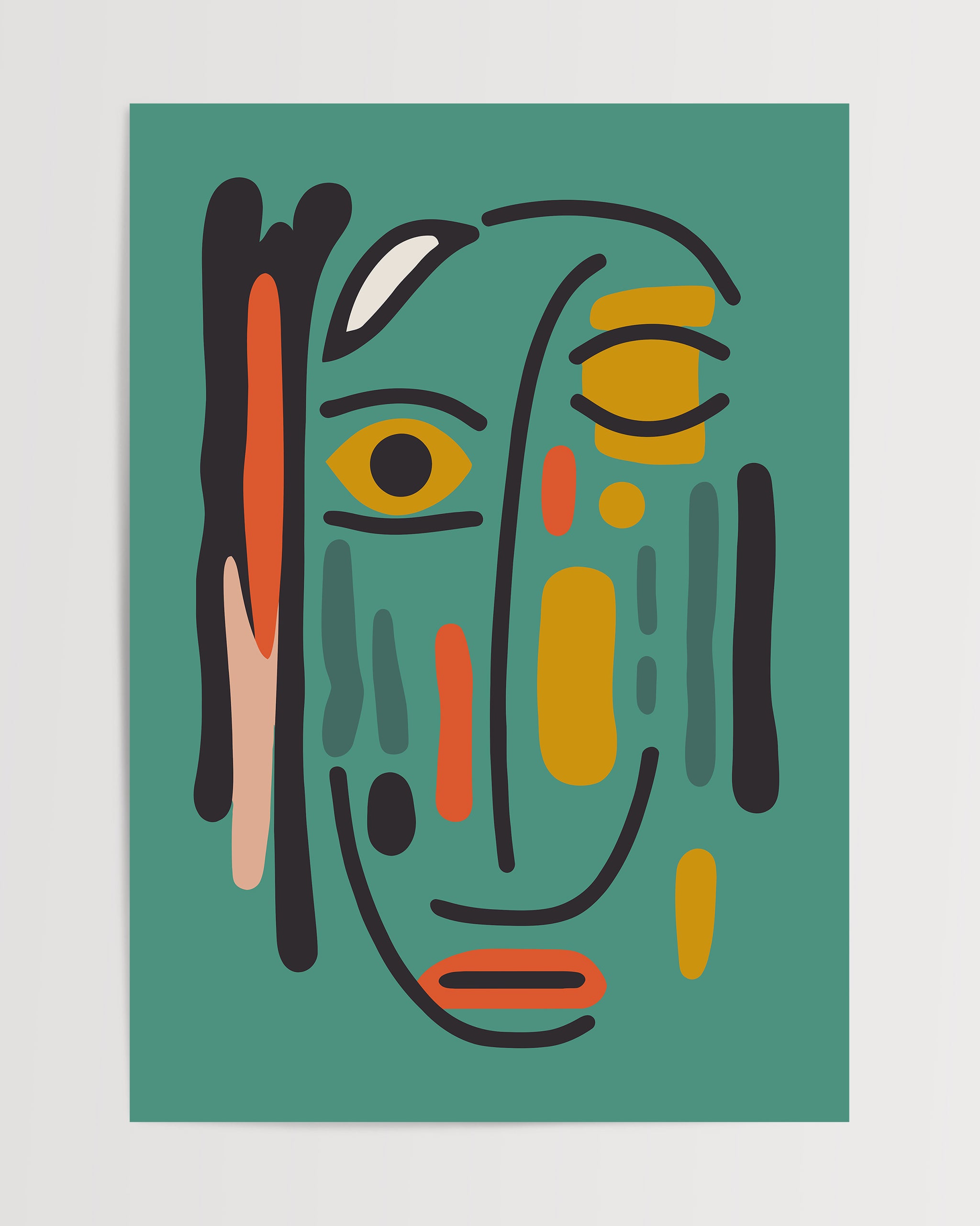 Eclectic Abstract Moods No.4-psoter-wall_art-decor-The Poster Square