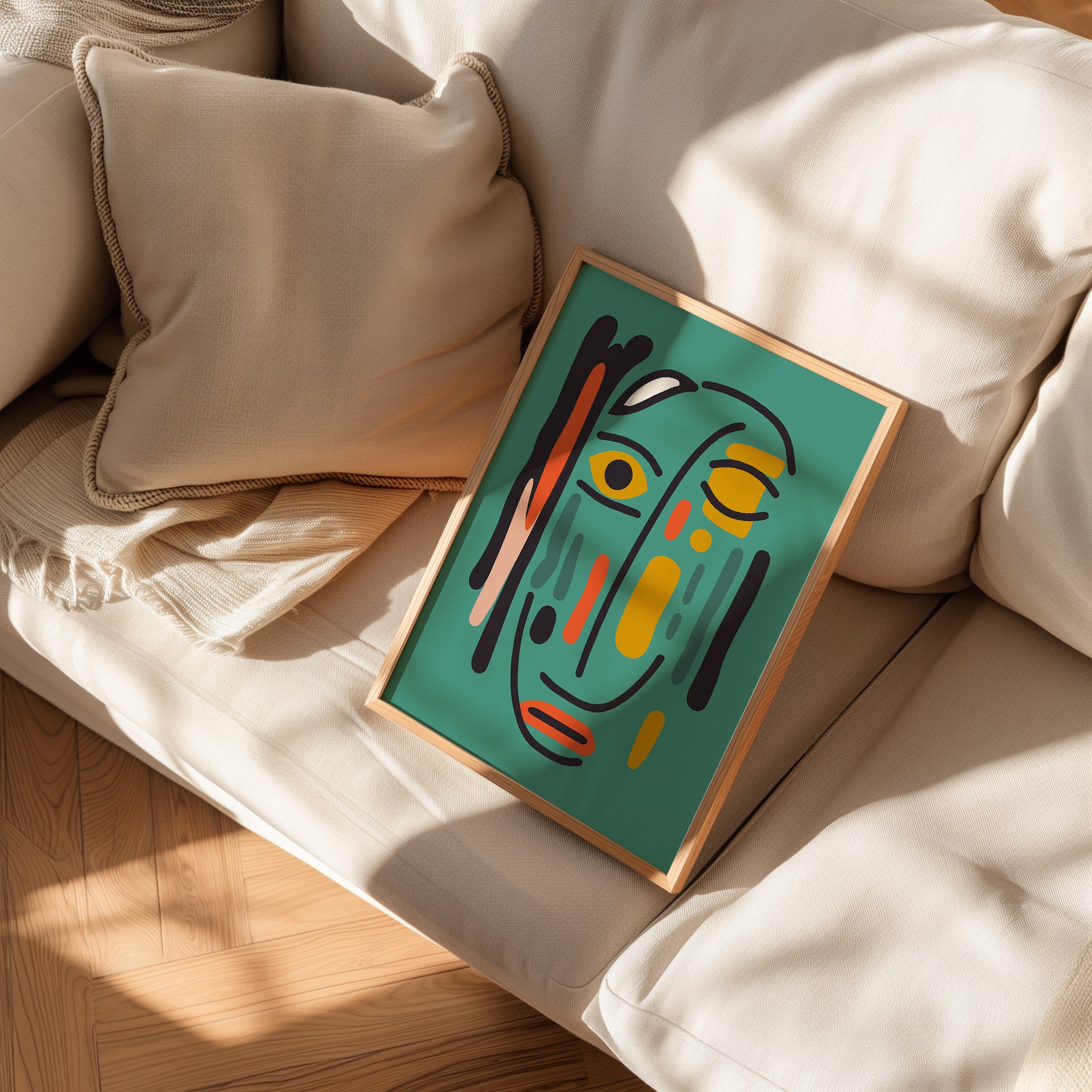 Eclectic Abstract Moods No.4-psoter-wall_art-decor-The Poster Square