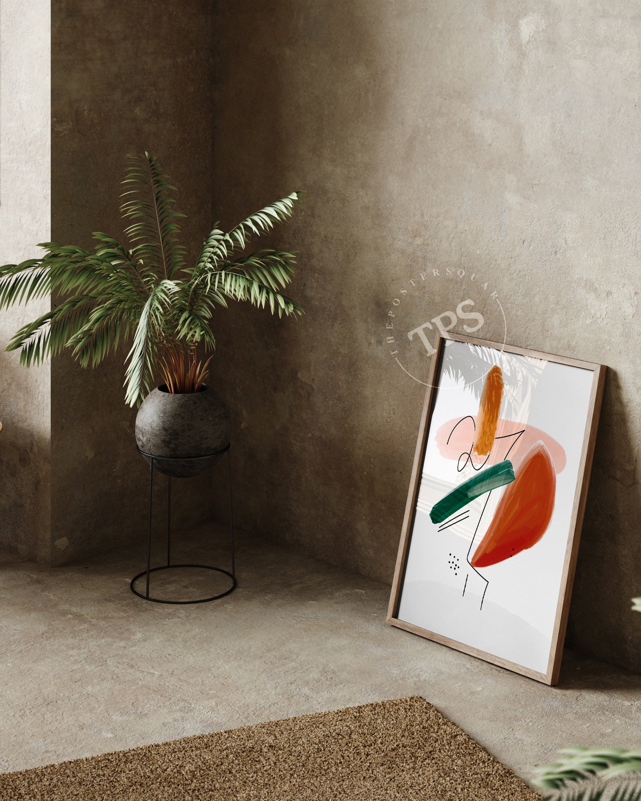 Minimalistic Abstract N12 The Poster Square