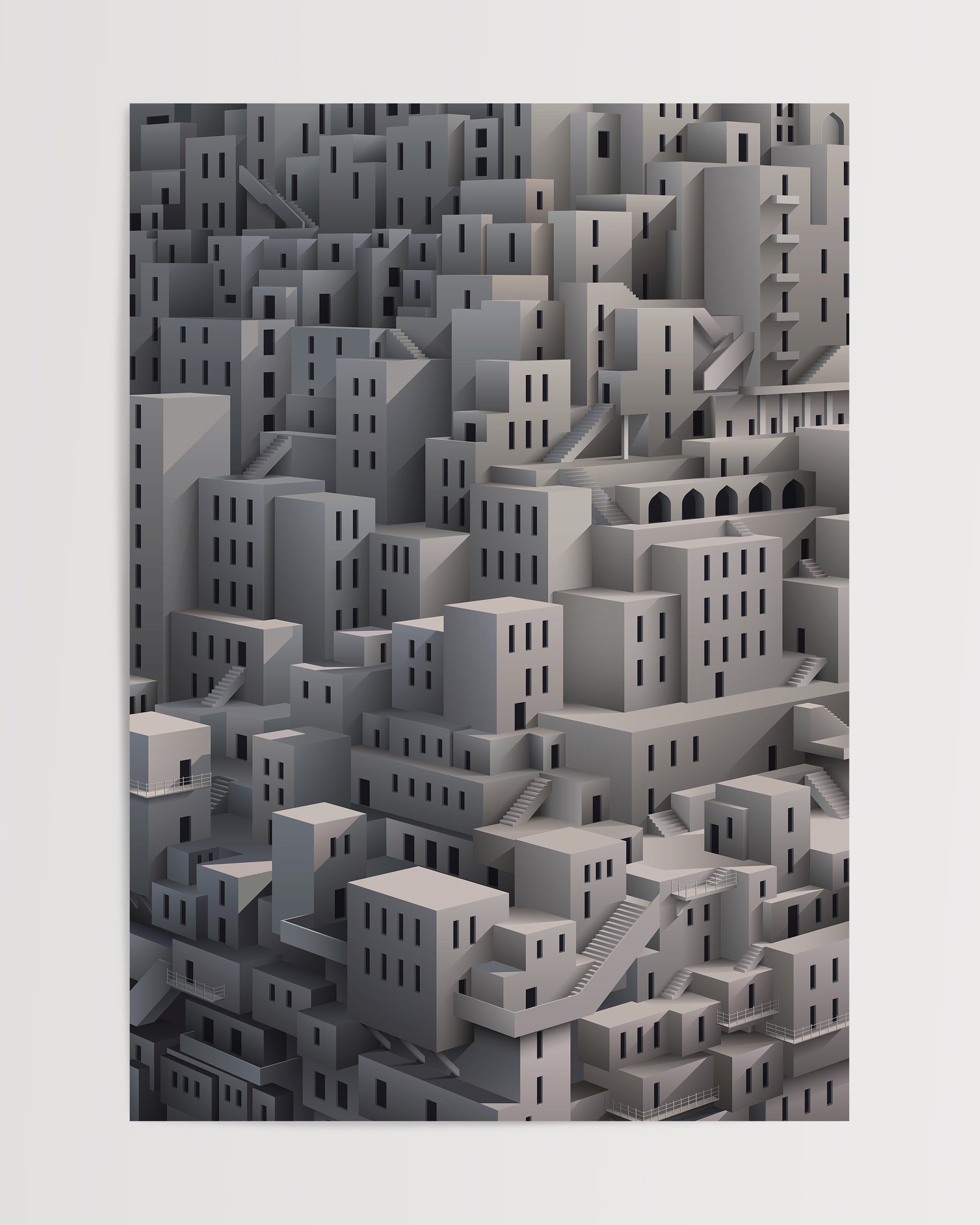 Stairway to Intrigue-psoter-wall_art-decor-The Poster Square