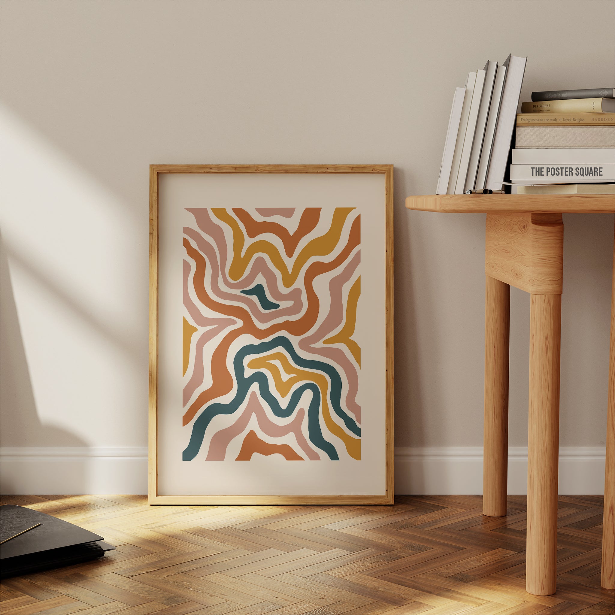 Rhythmic Hues Abstract-psoter-wall_art-decor-The Poster Square