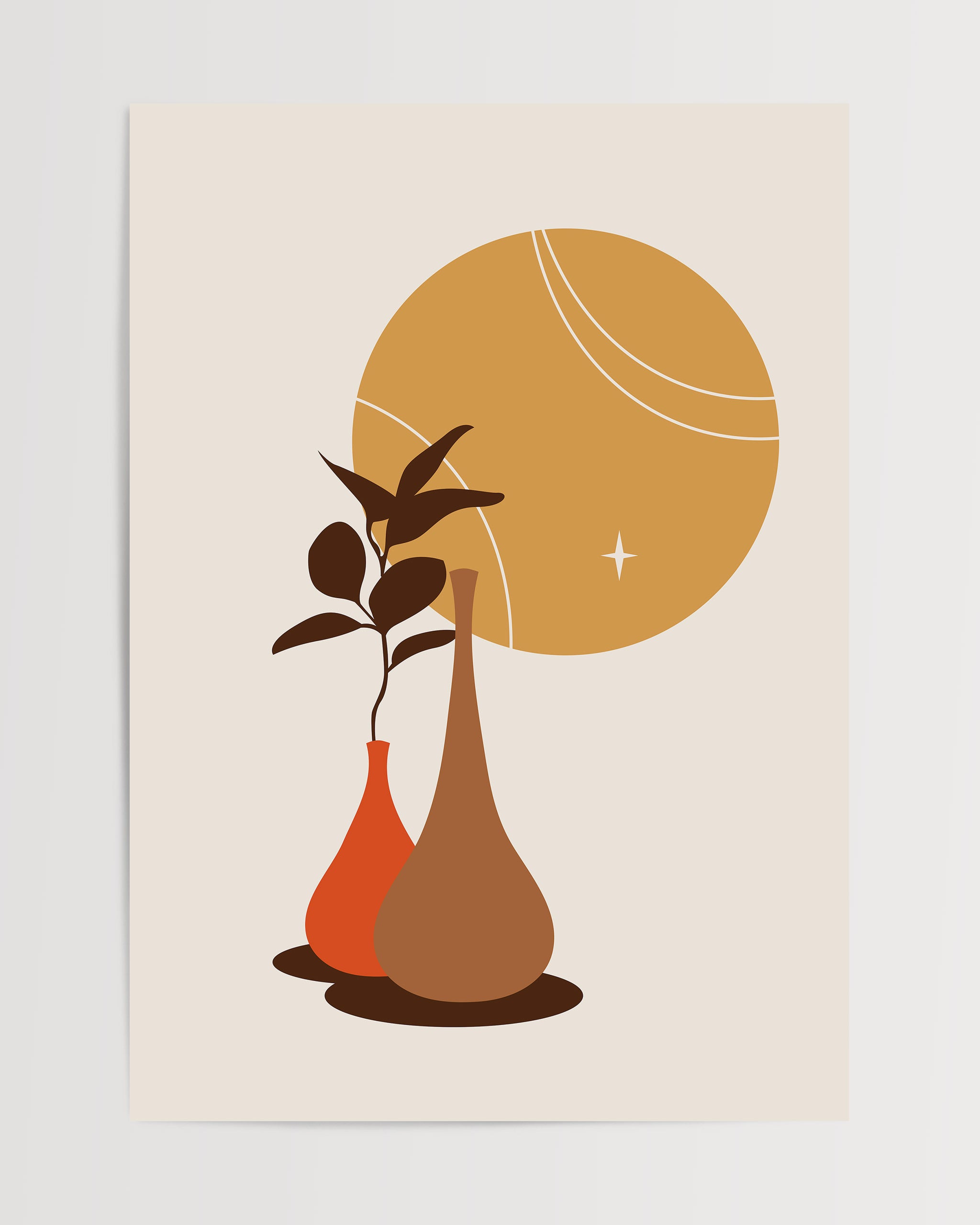 Rustic Reverie Botanical-psoter-wall_art-decor-The Poster Square