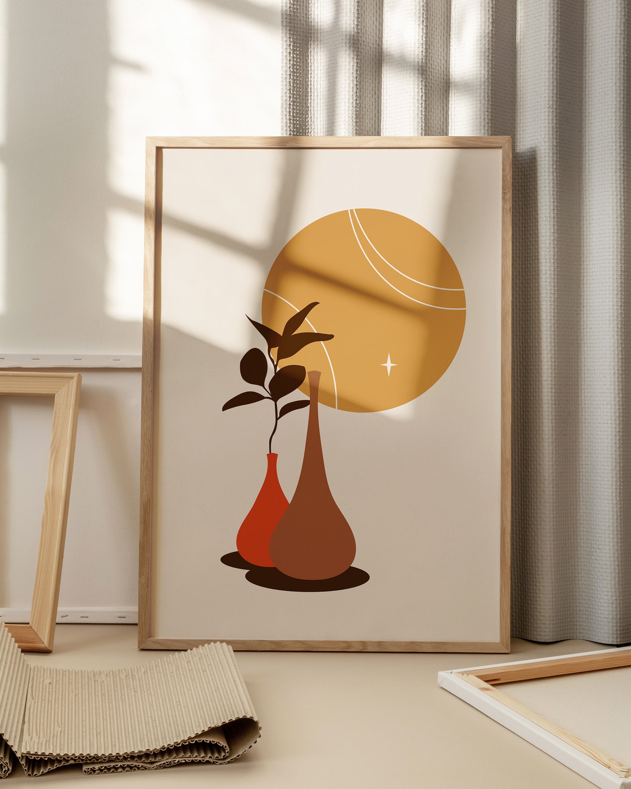 Rustic Reverie Botanical-psoter-wall_art-decor-The Poster Square