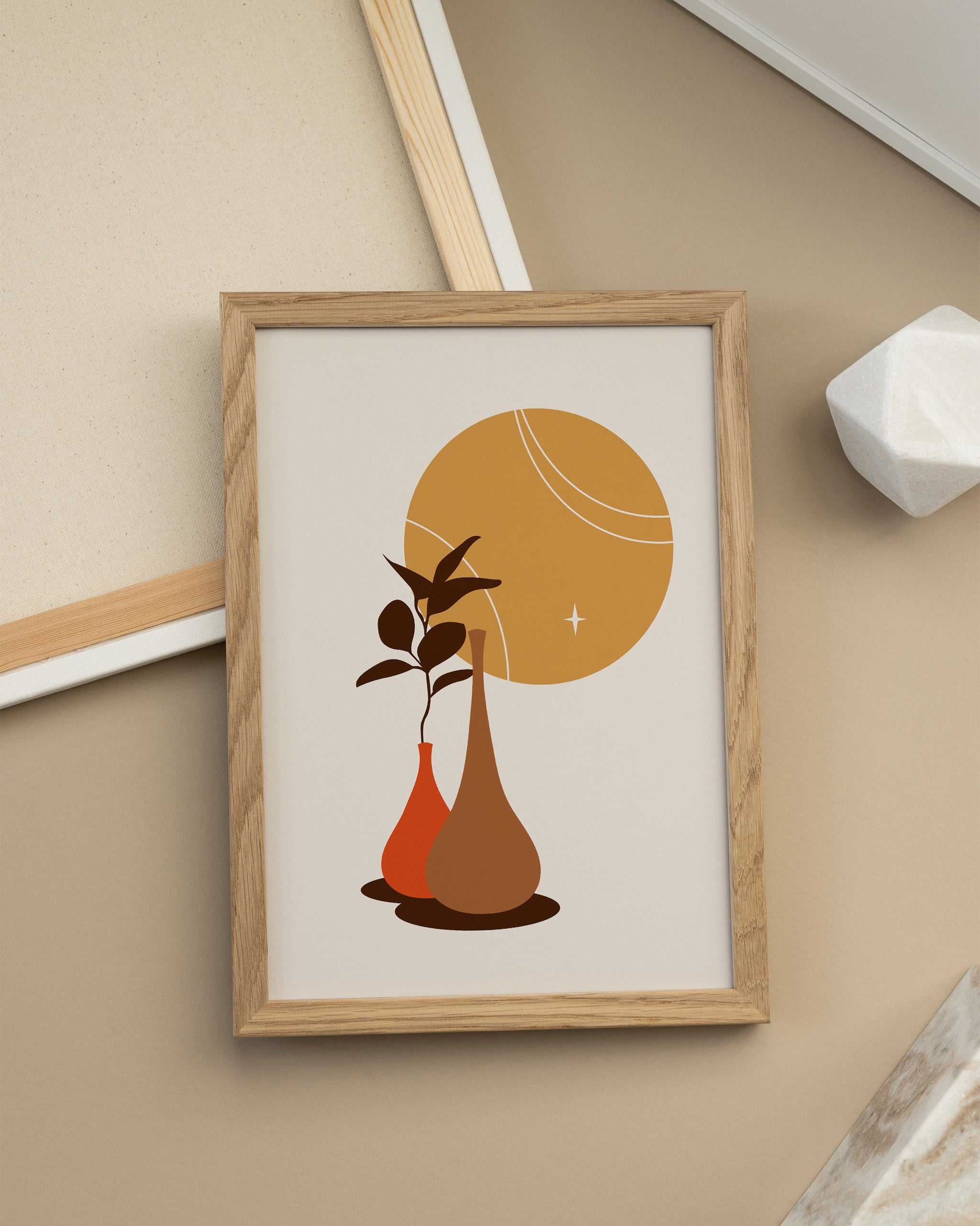 Rustic Reverie Botanical-psoter-wall_art-decor-The Poster Square