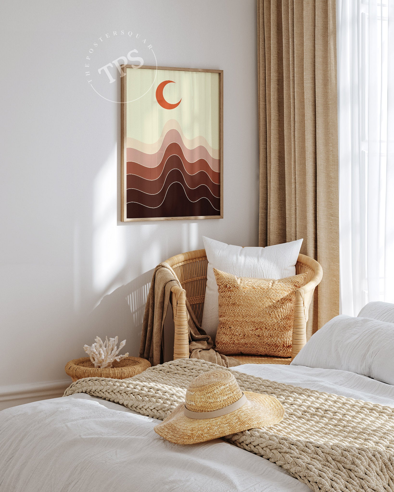 Dusk Waves The Poster Square