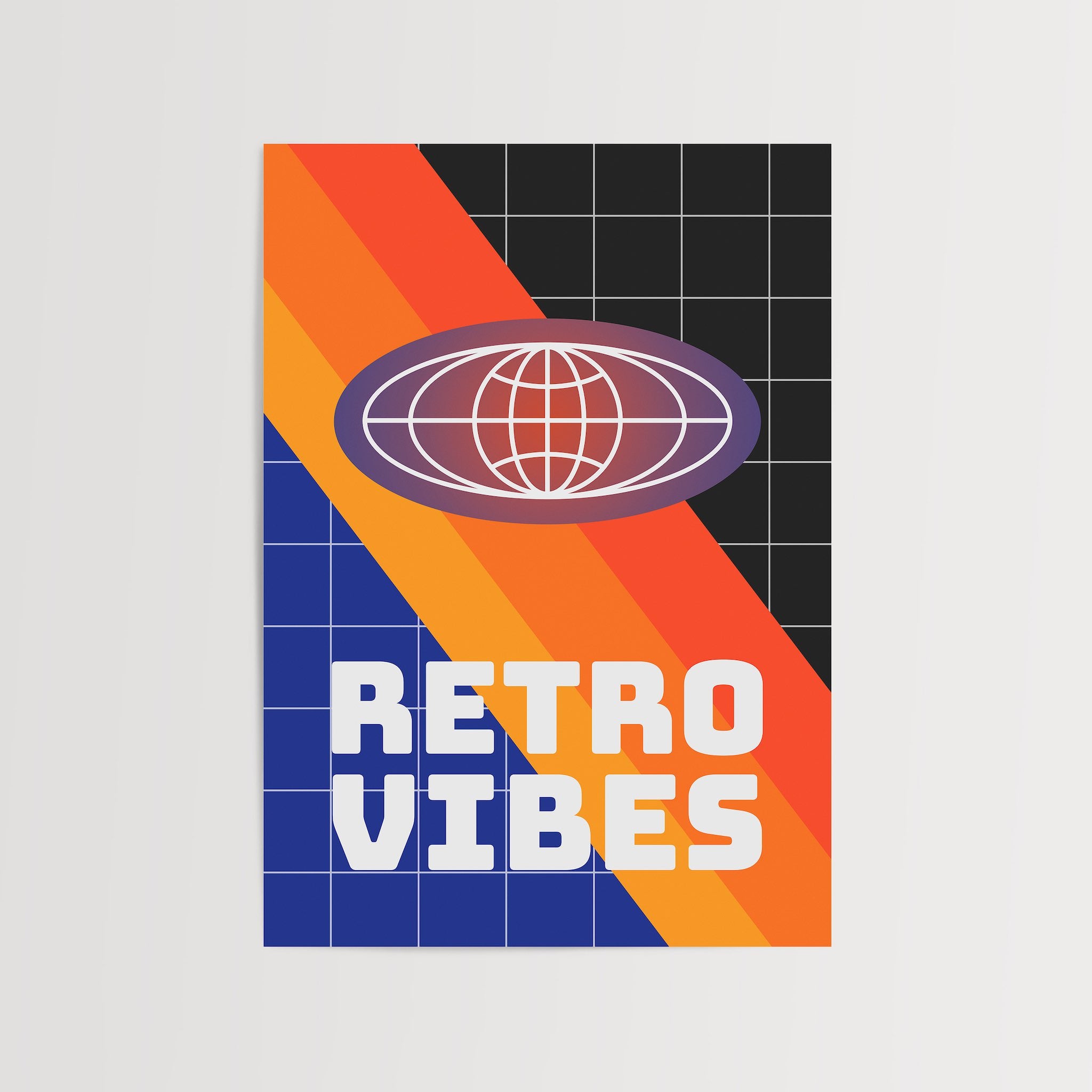 Retro Colorful Vibes-psoter-wall_art-decor-The Poster Square