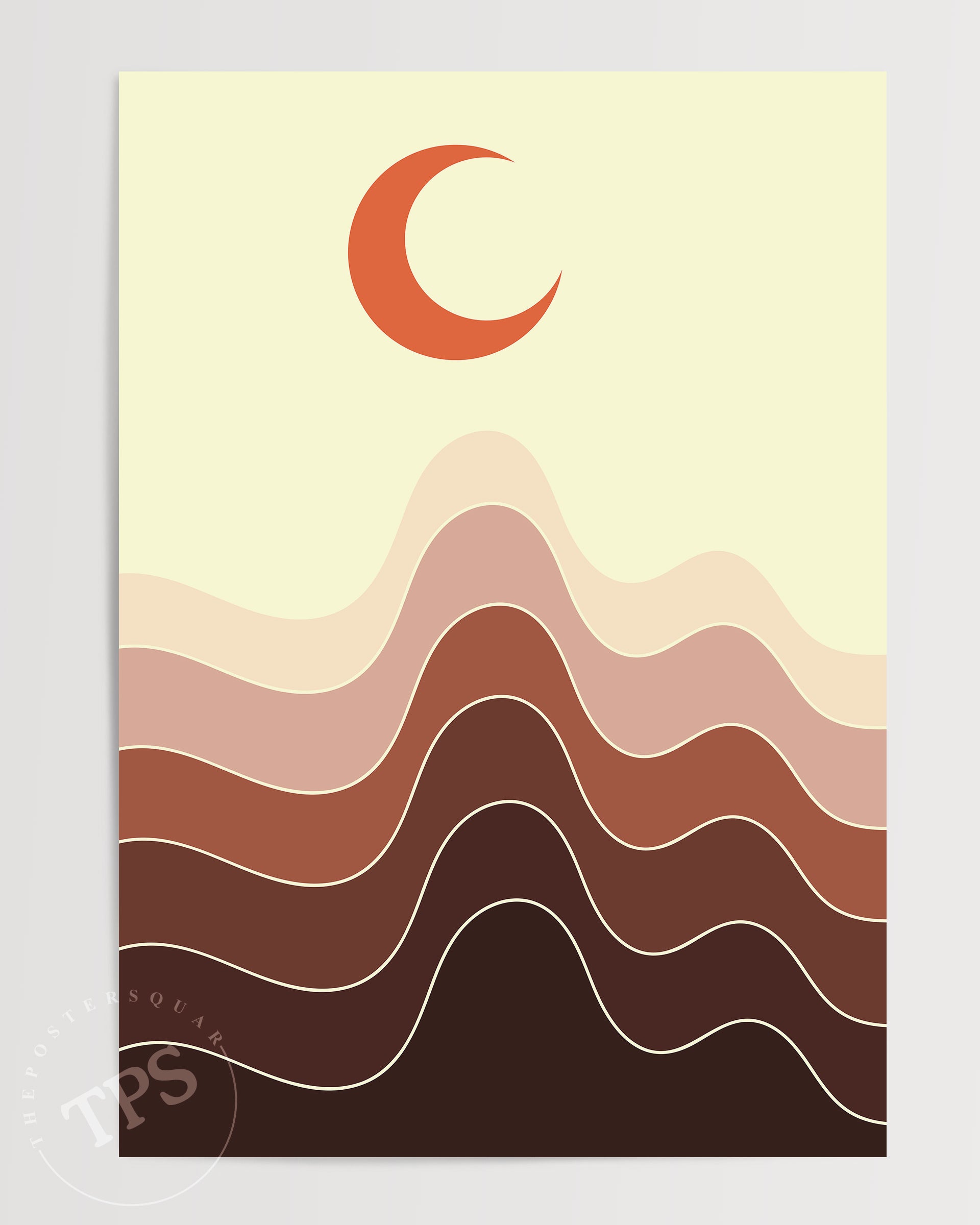 Dusk Waves The Poster Square