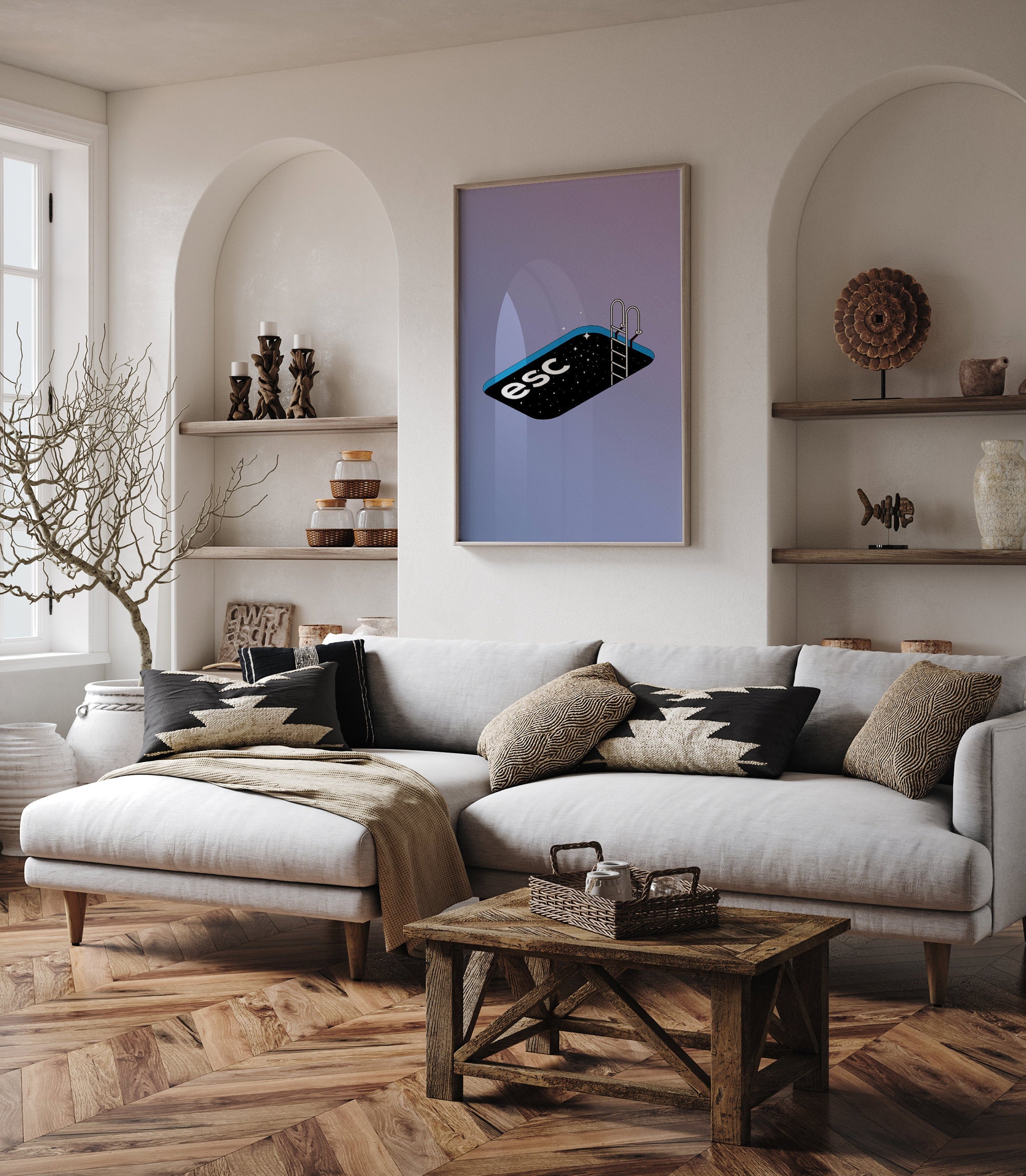 Escape - Art Print The Poster Square