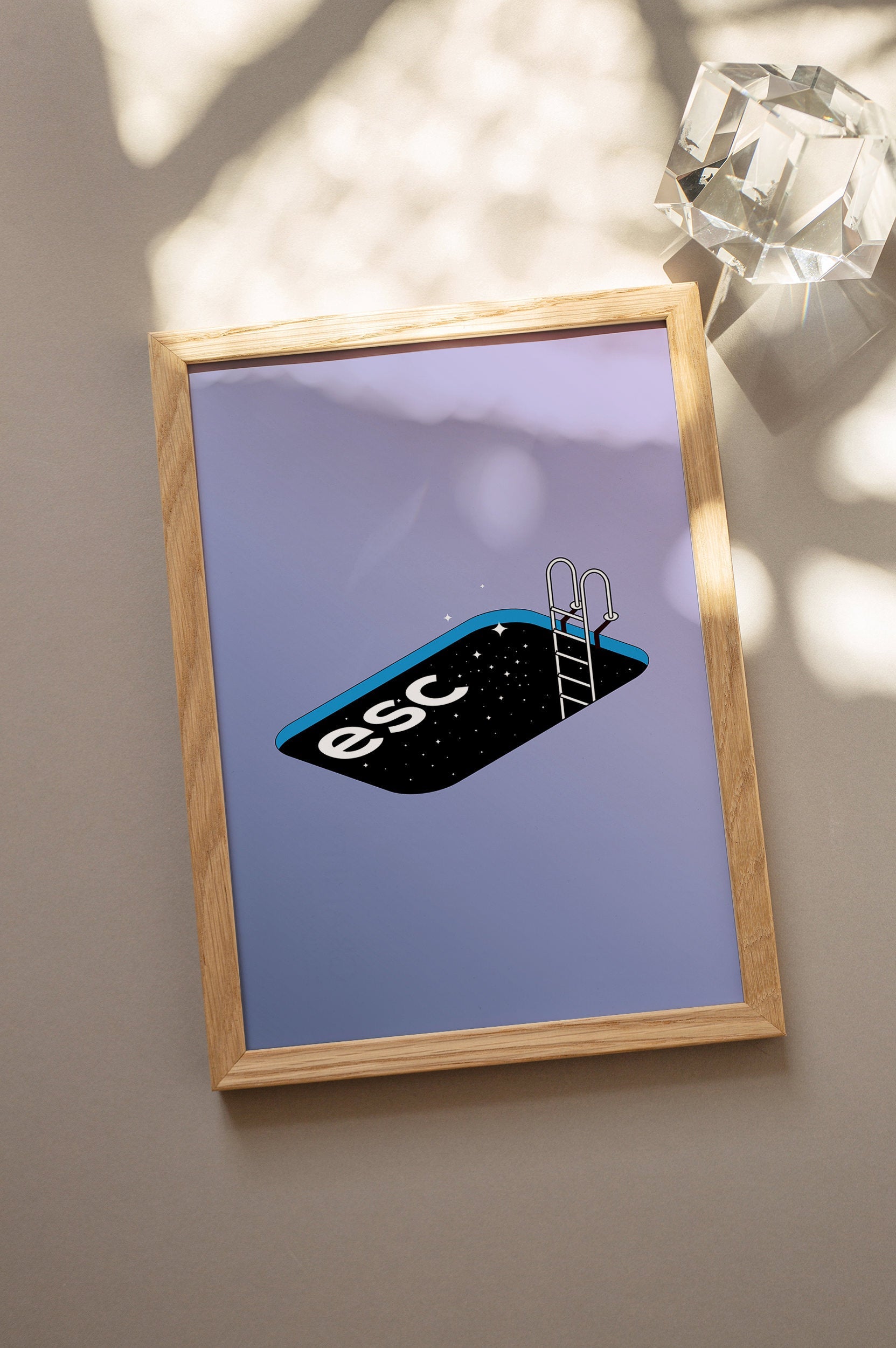 Escape - Art Print The Poster Square