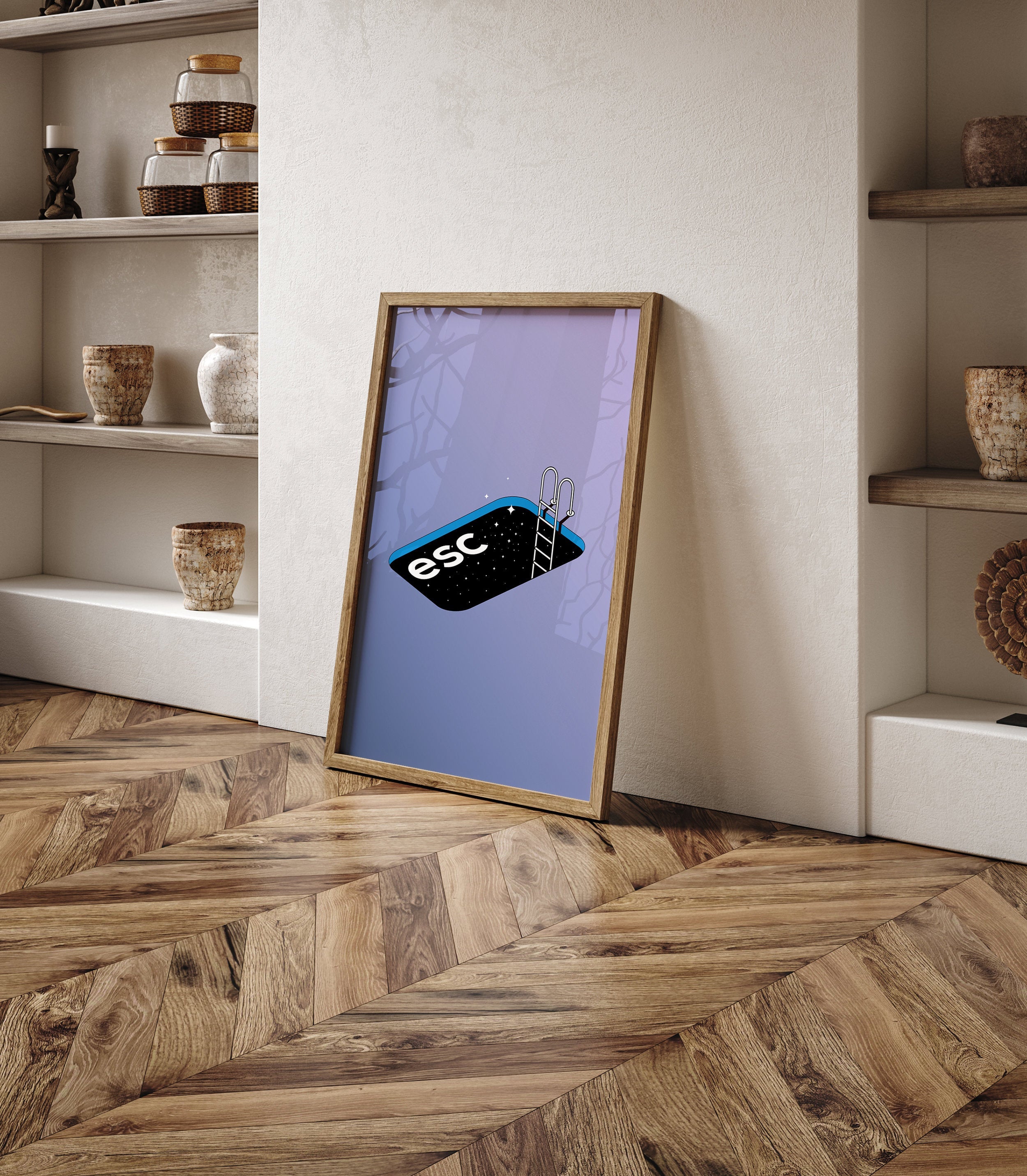 Escape - Art Print The Poster Square