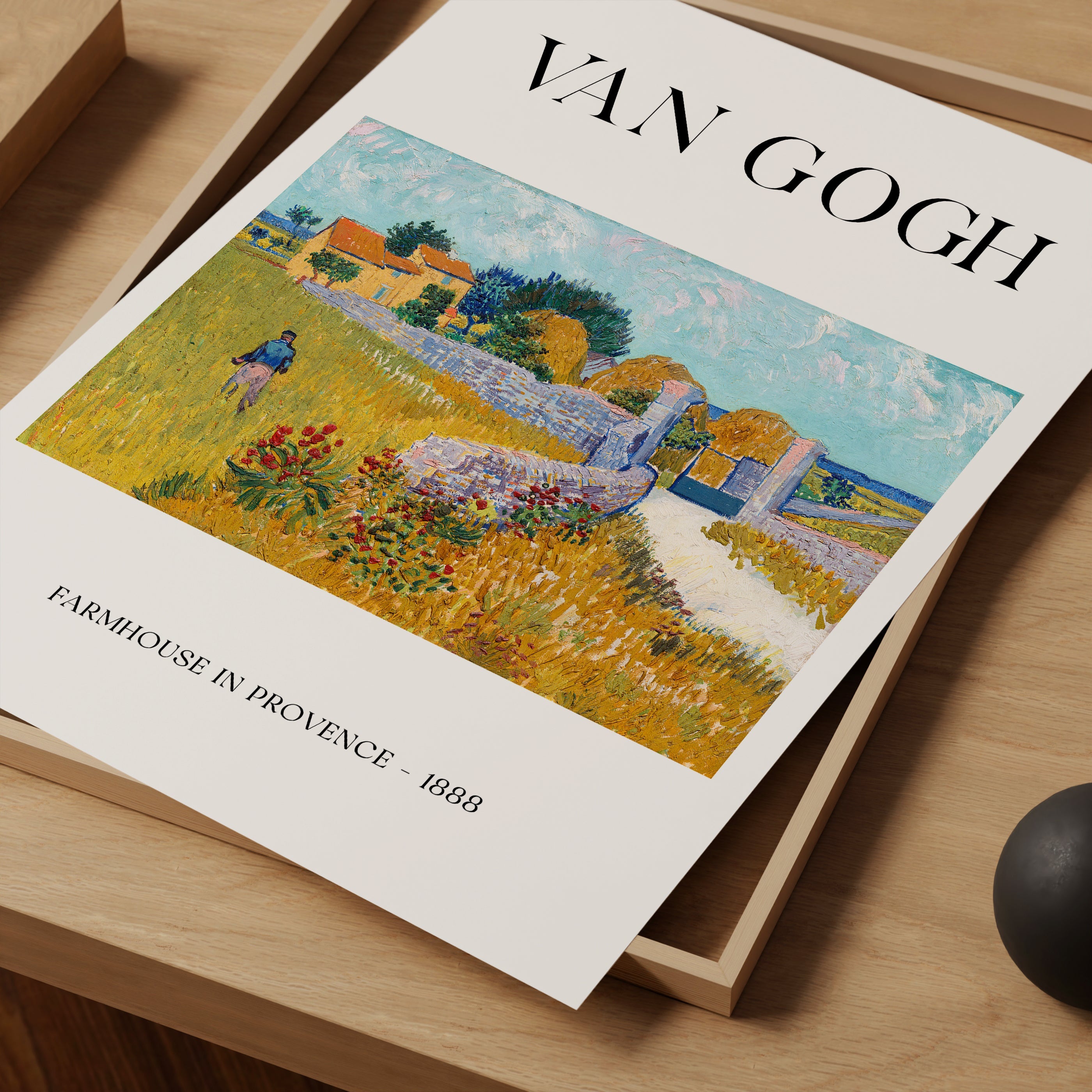 Farmhouse in Provence (1888) The Poster Square