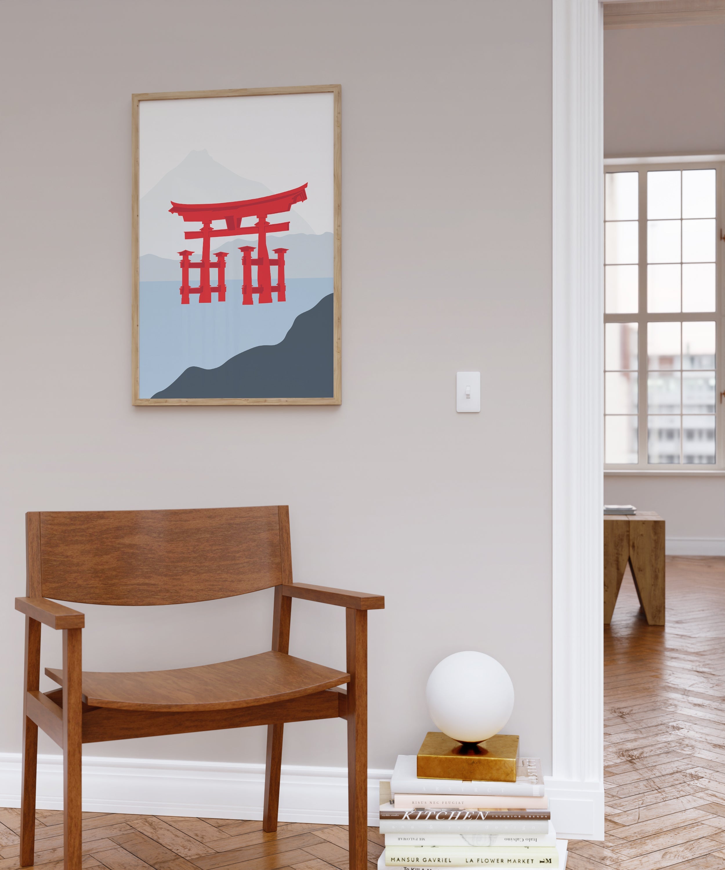 Grand Torii Gate - Hiroshima, Japan The Poster Square