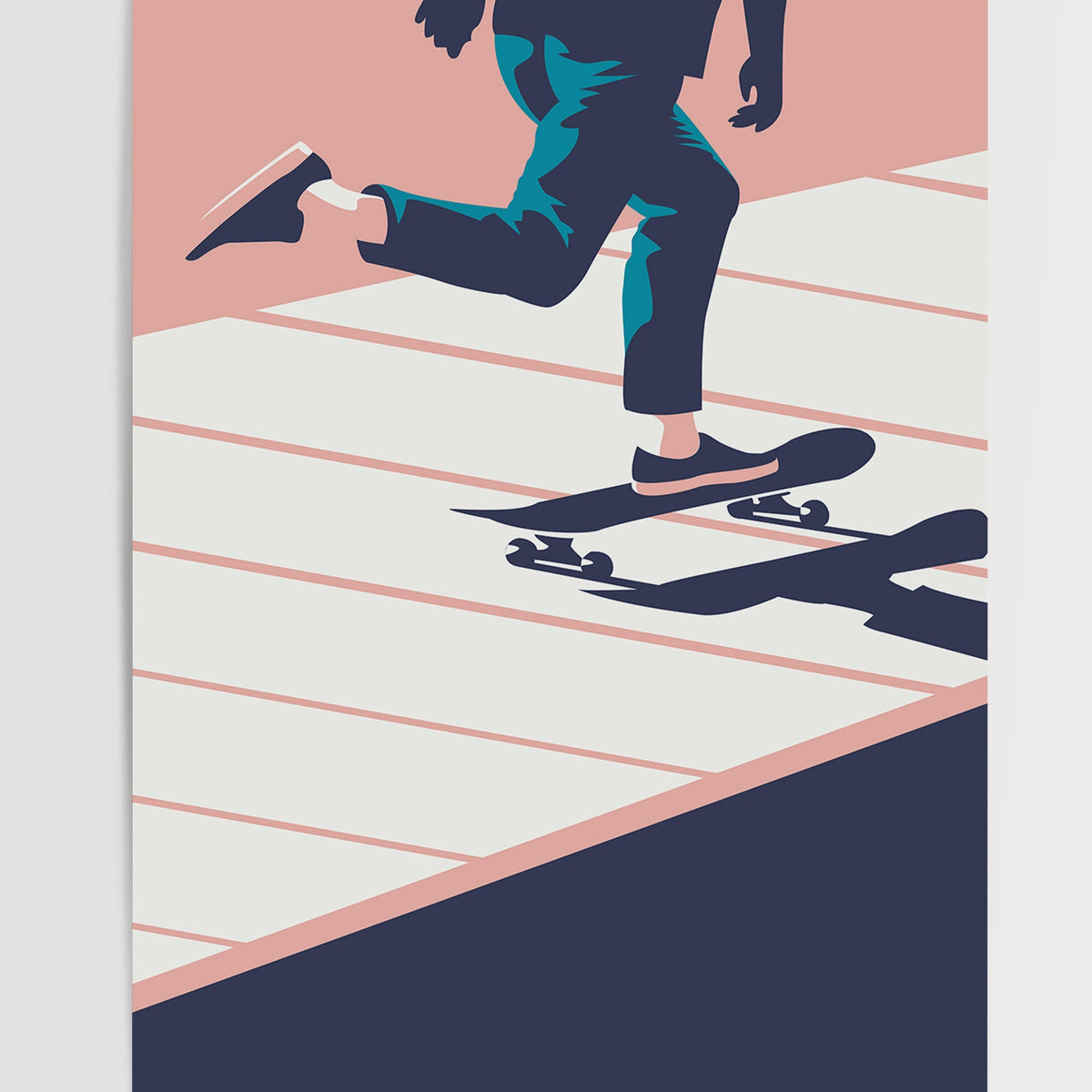 Pushing - Art Print – The Poster Square