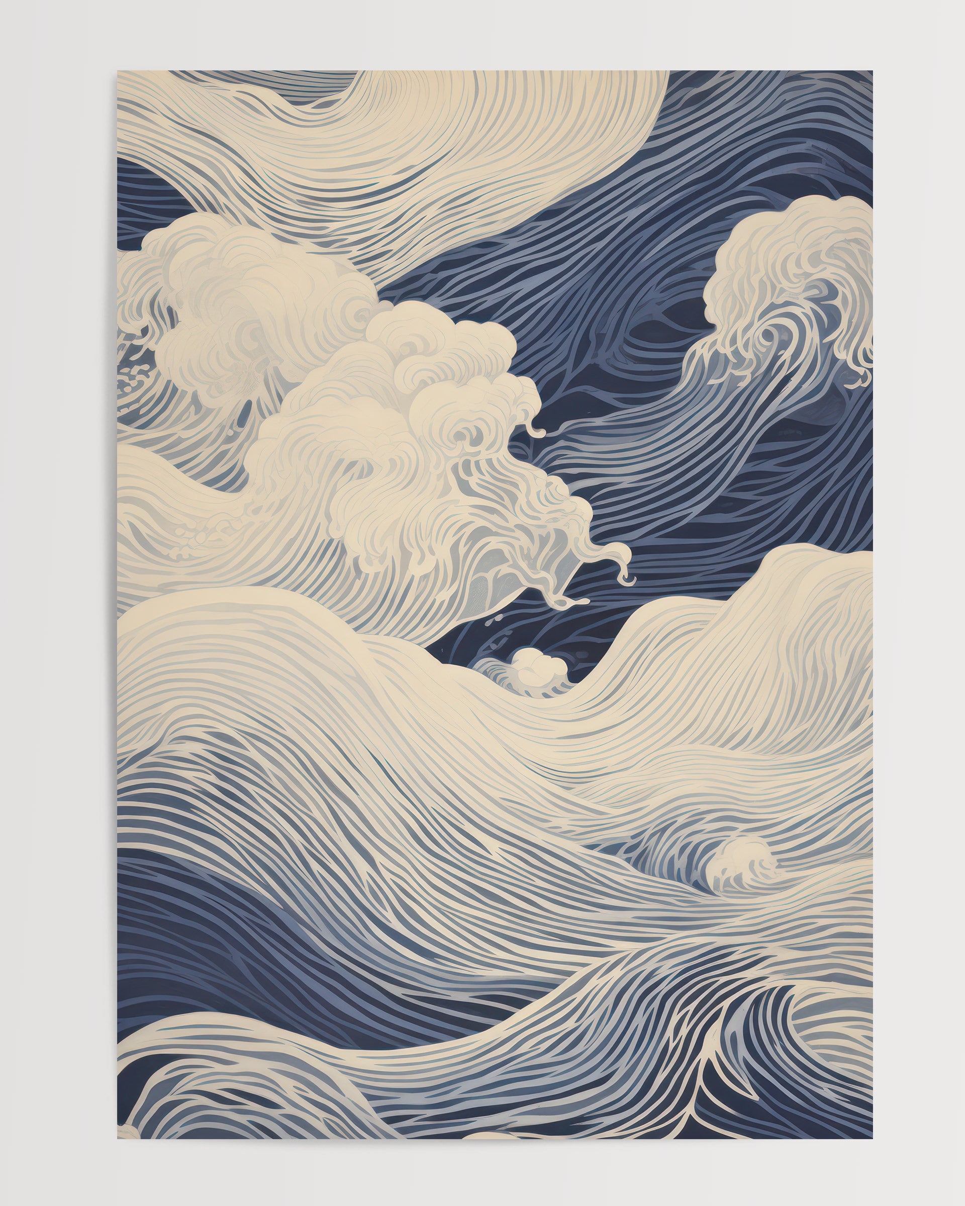 Rolling Waves The Poster Square