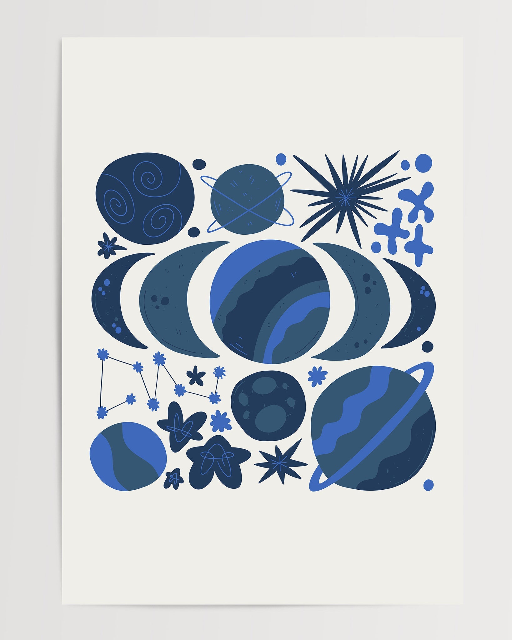 Space Illustration N8 The Poster Square