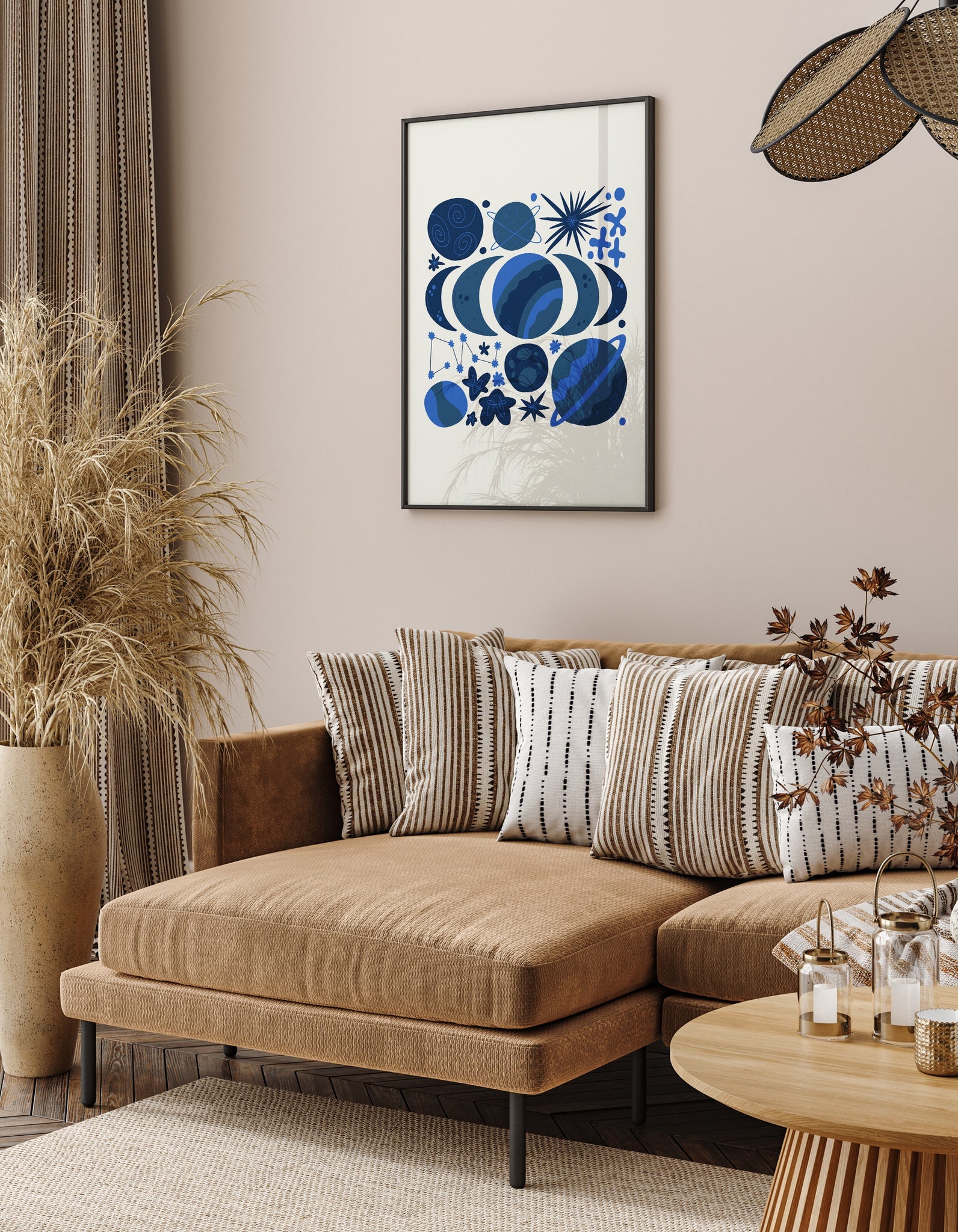 Space Illustration N8 The Poster Square