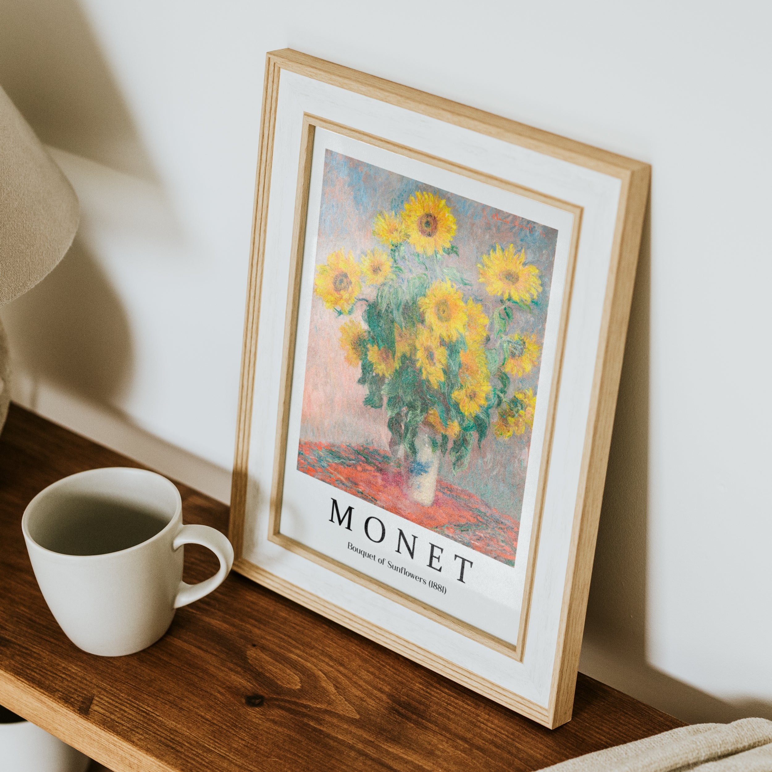 Sunflowers still life painting (1881) The Poster Square