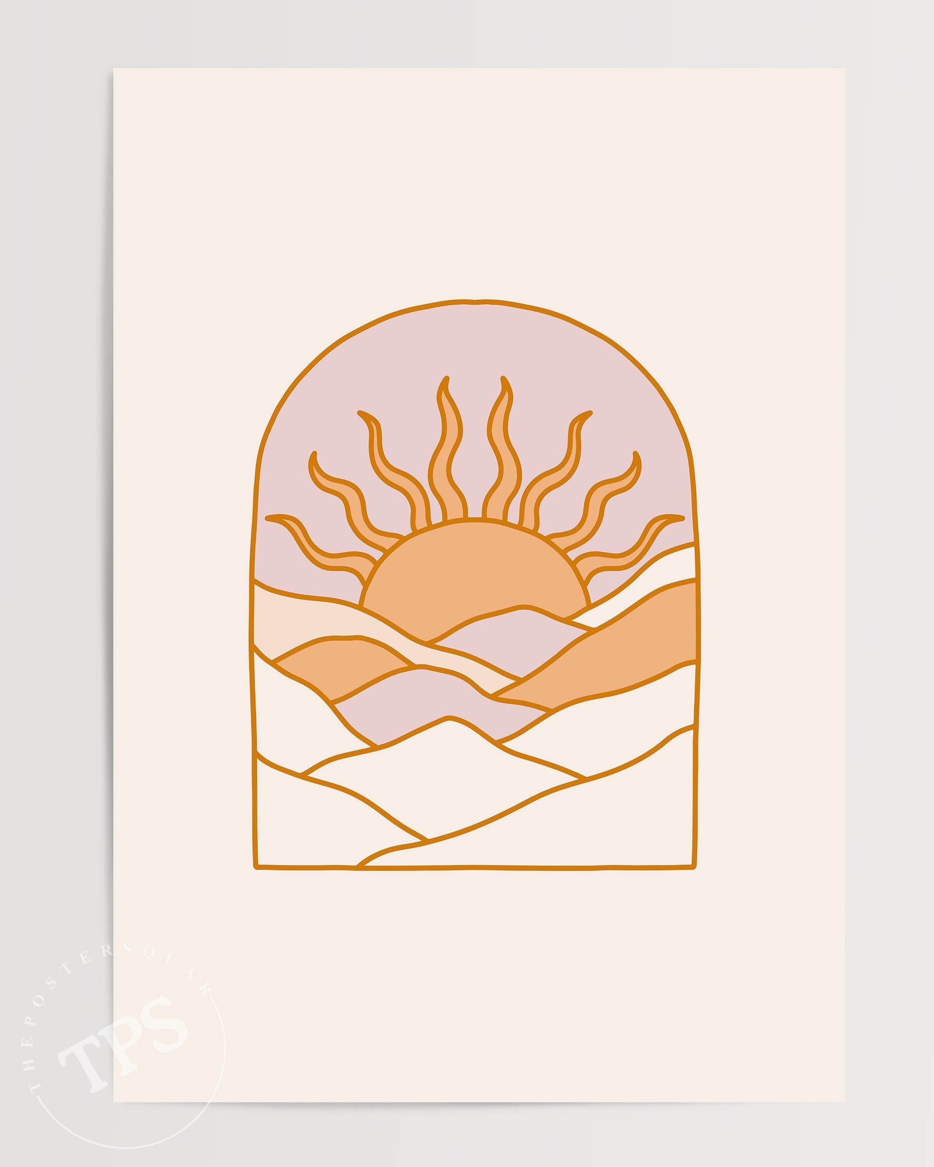 Abstract Landscape N11-psoter-wall_art-decor-The Poster Square