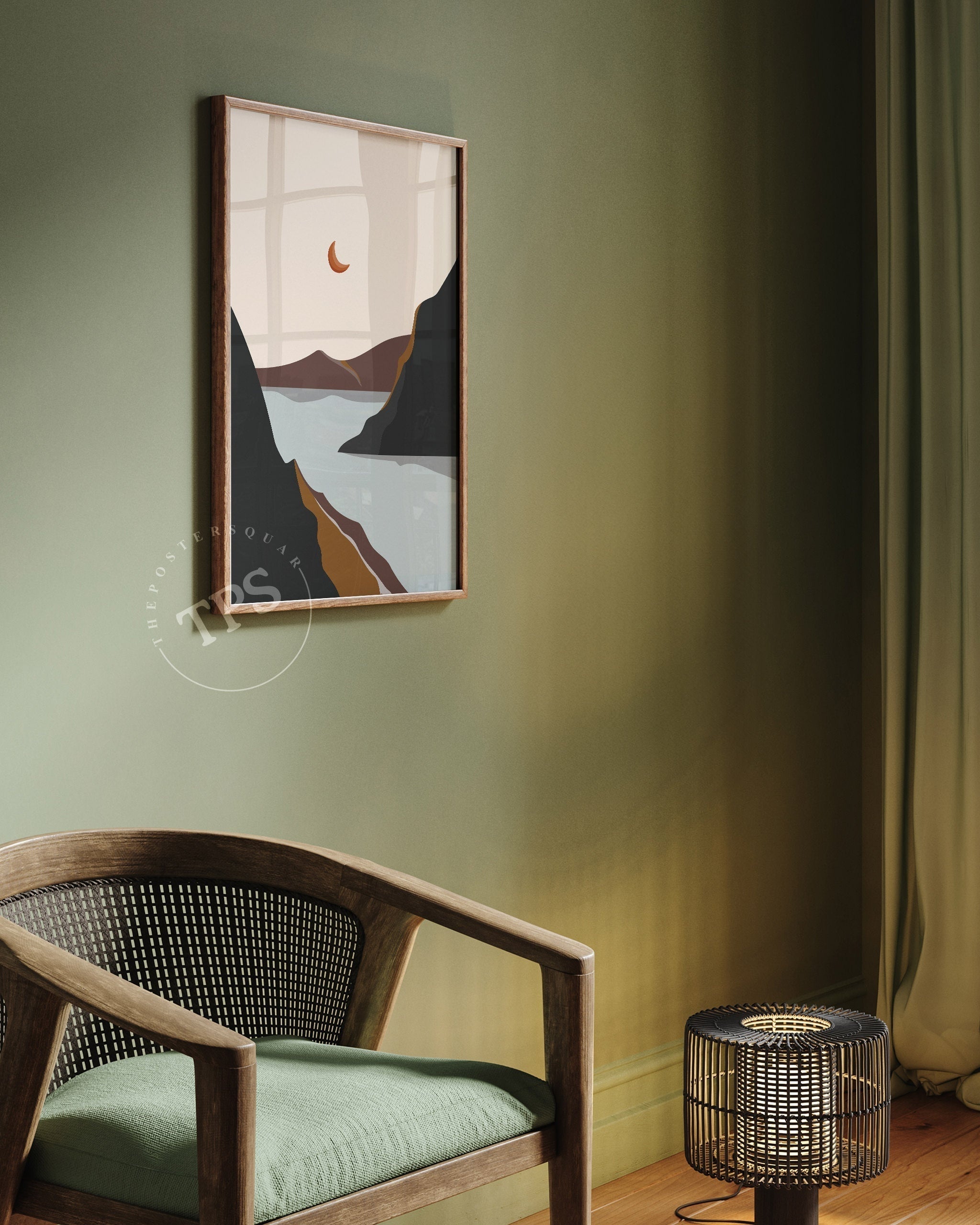 Abstract Landscape N16-psoter-wall_art-decor-The Poster Square