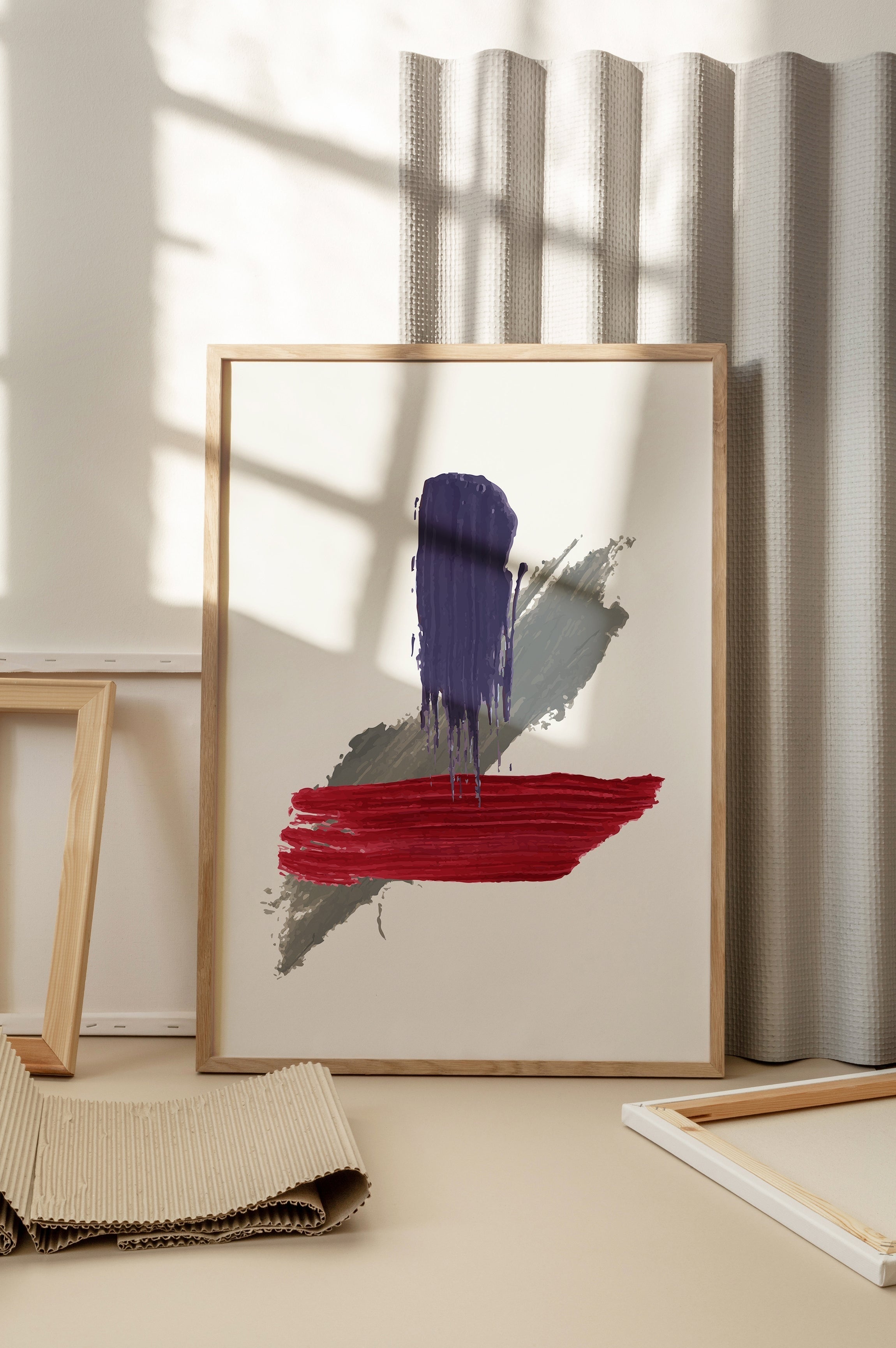 Abstract Mingle N11-psoter-wall_art-decor-The Poster Square