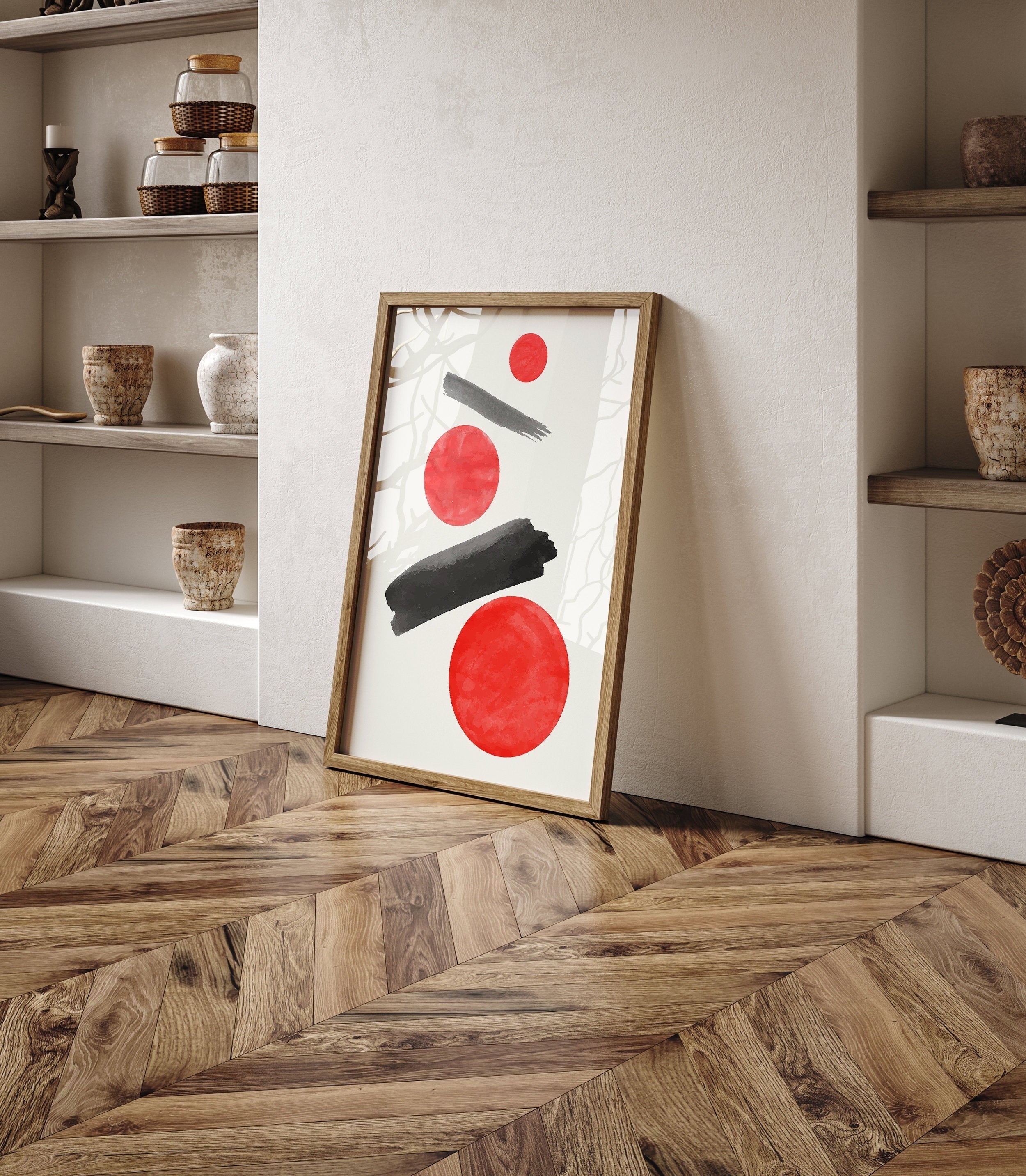 Abstract Mingle N4-psoter-wall_art-decor-The Poster Square