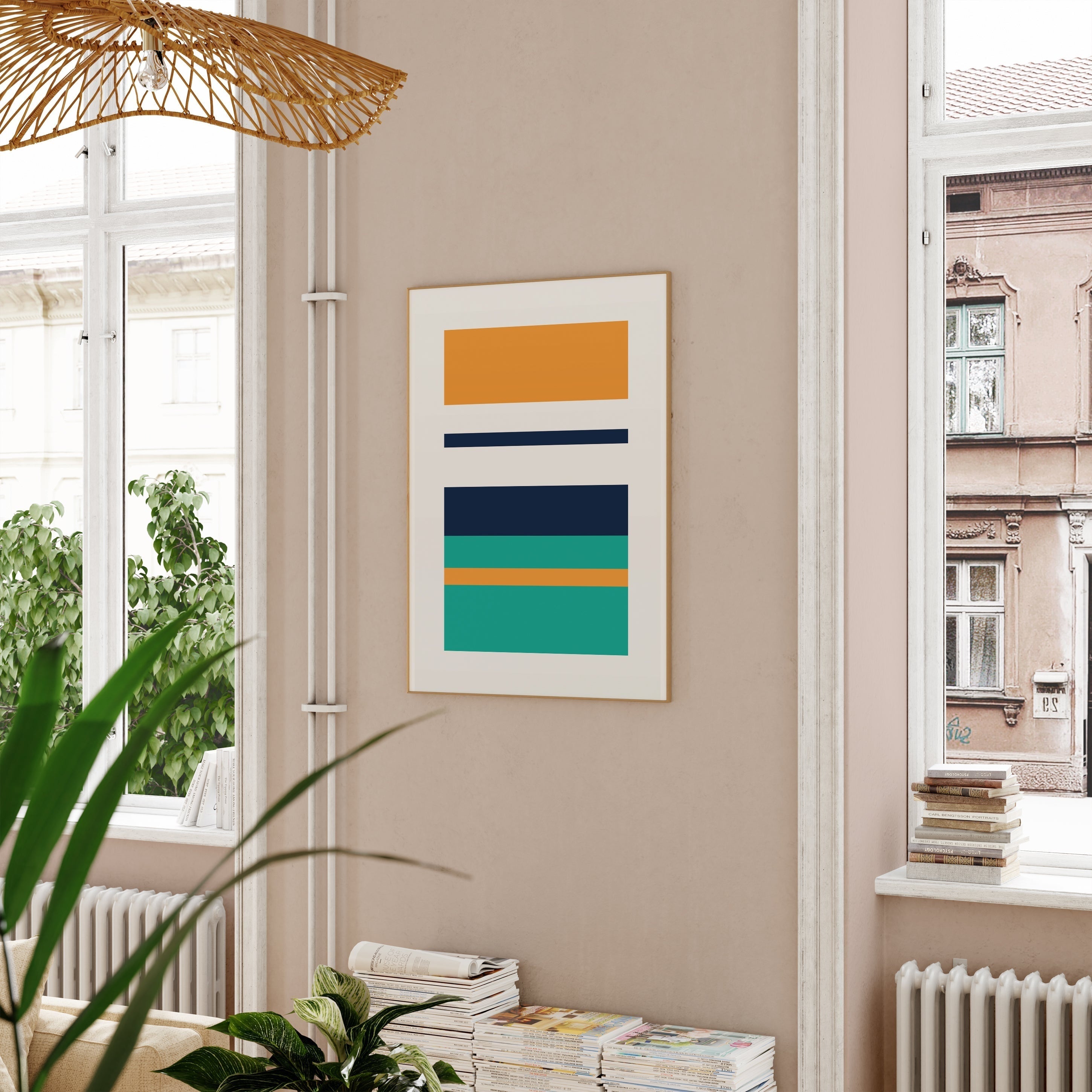 Abstract Wall Art - Minimalistic-psoter-wall_art-decor-The Poster Square