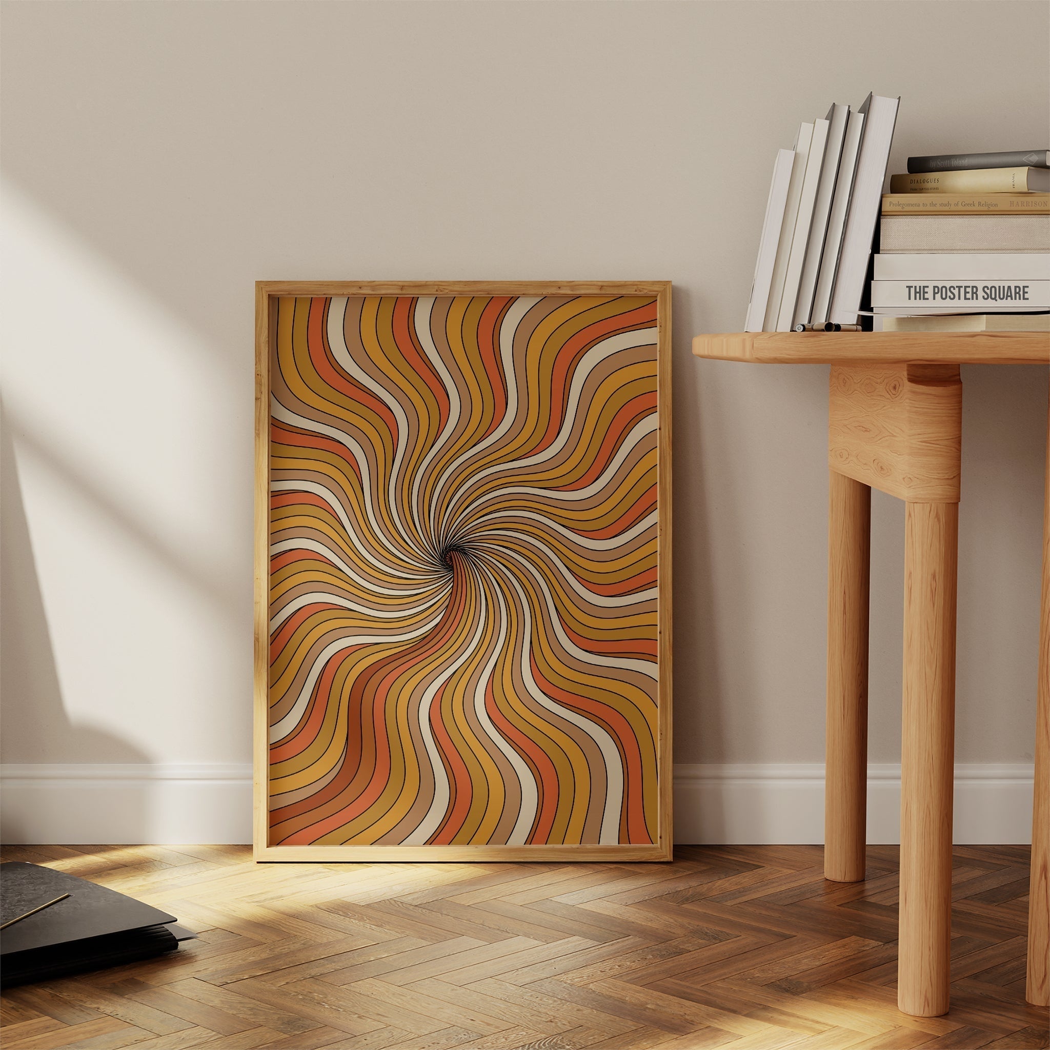 Amber Vortex-psoter-wall_art-decor-The Poster Square