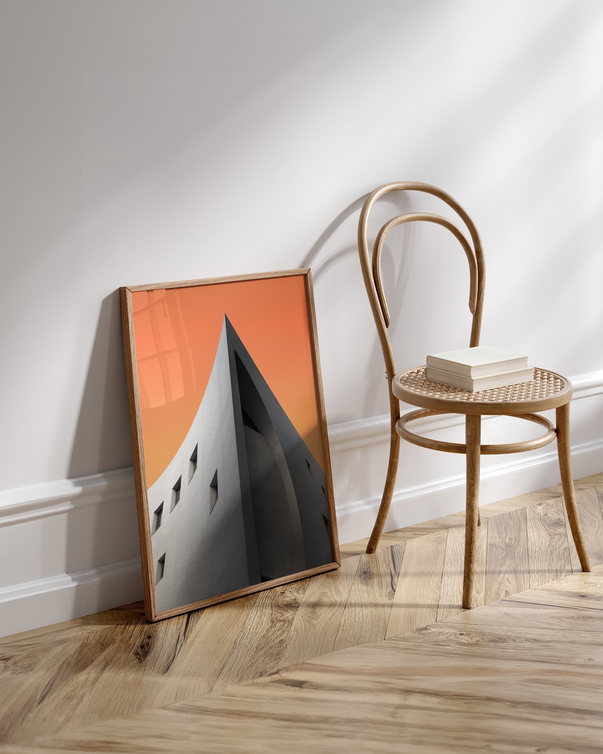 Architectural Marvel at Dusk-psoter-wall_art-decor-The Poster Square