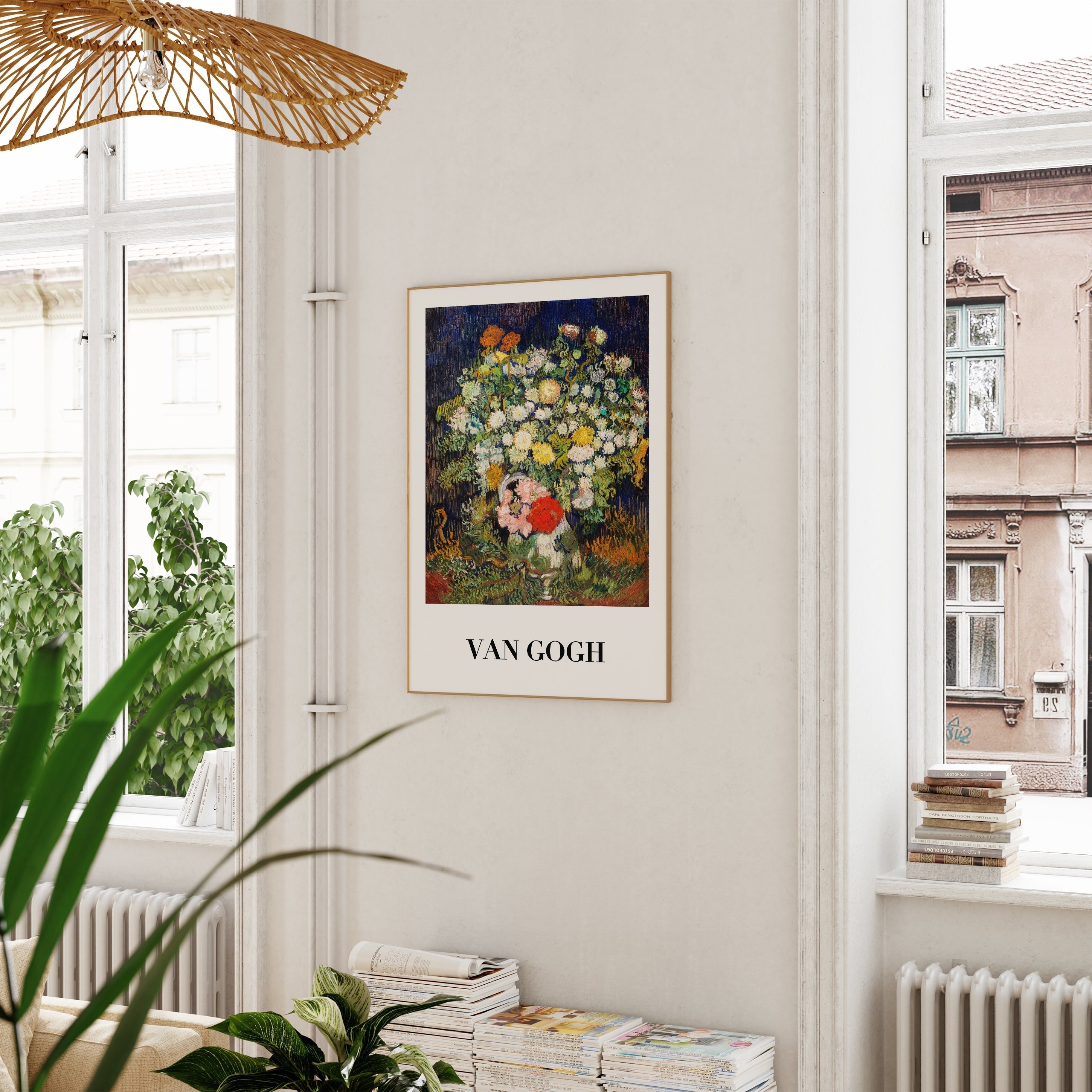 Bouquet of Flowers in a Vase (1890)-psoter-wall_art-decor-The Poster Square
